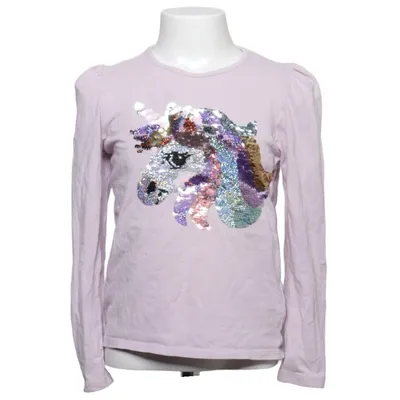 Långärmad t-shirt (Rosa, Flerfärgad) från Lindex Kids Bomull, Elastan