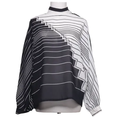 Blouse (Noir, Blanc) de Sommermann Polyester
