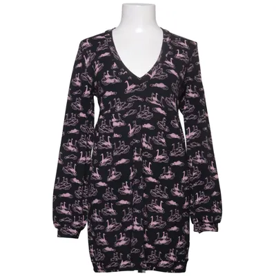 Jurk (Zwart, Roze) van Nanso Elastaan, Polyamide, Viscose