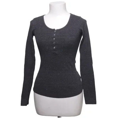 Henley T-shirt (Grå) fra L.O.G.G by H&M Bomuld, Elastan