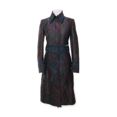 Frakke (Grøn, Flerfarvet) fra Karen Millen Polyester, Viscose, Acetat