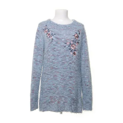 Sweater (Blue, Multicolored) from Atlas for Women Acrylic, Polyester