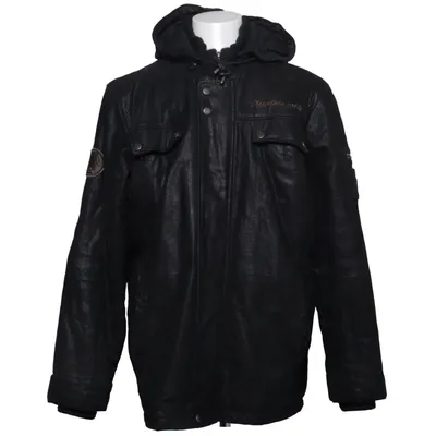 Läderjacka (Svart) från Molltan Skinn, Polyester