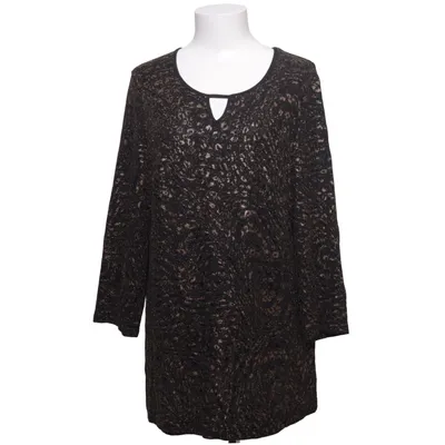 Haut (Marron, Noir) de Couture Line Élasthane, Fibre métallique, Polyamide, Polyester