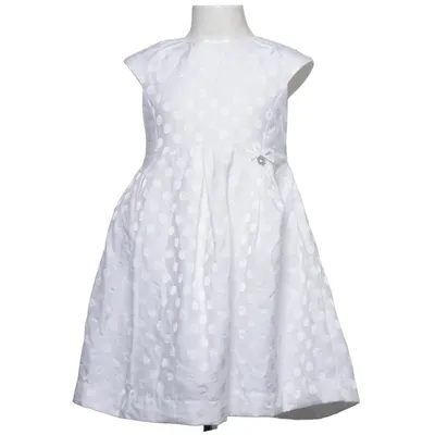 Dress (White) from Mayoral Acrylic, Cotton, Polyester