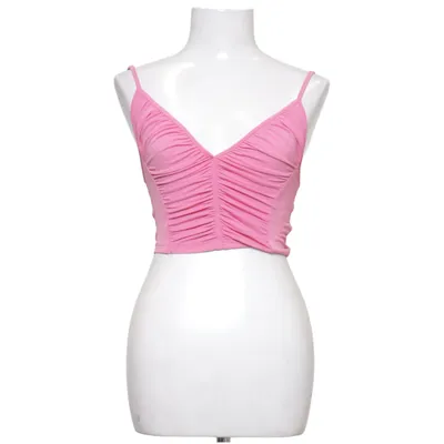 Crop top (Pink) from Urban Outfitters Elastane, Polyester