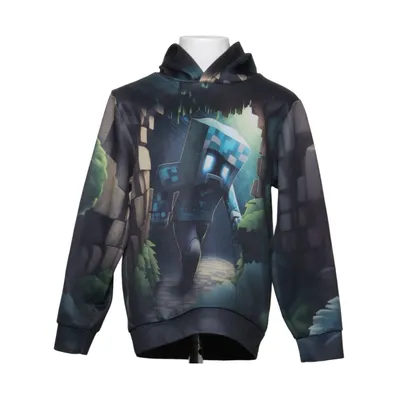 Huvtröja (Svart, Blå, Grön, Grå) från Minecraft