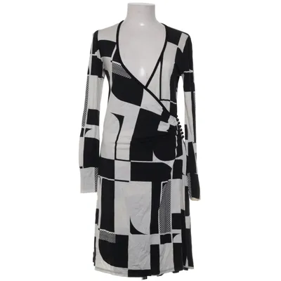 Robe portefeuille (Noir, Blanc, Multicolore) de Maille Demoiselle Élasthane, Viscose
