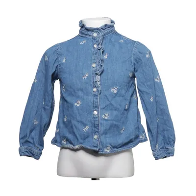 Jeansskjorte (Blå) fra Petit Sézane Bomuld, Polyester