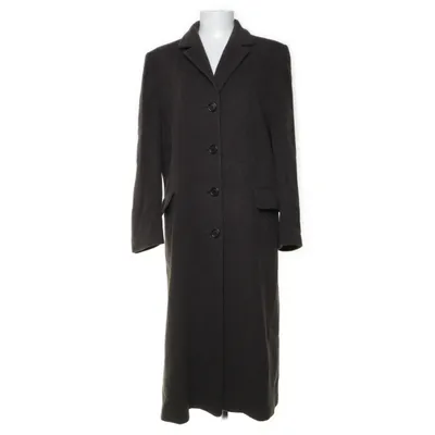 Coat (Brown) from Erich Fend Wool, Polyamide, Cashmere, Viscose
