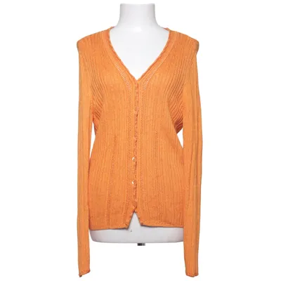 Cardigan (Oranje) van Luisa Spagnoli Katoen, Viscose