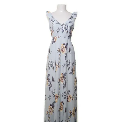 Maxi jurk (Blauw, Meerkleurig) van NLY Eve Polyester