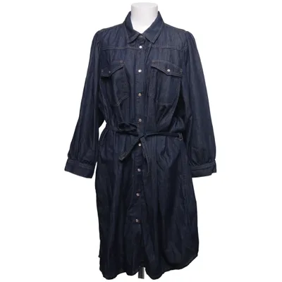 Jeanskjole (Onlallie Life Ov 7/8Slv Dnm Dress) fra ONLY Blue Denim Bomuld