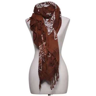 Shawl (Brown, White) from ASIA Viscose