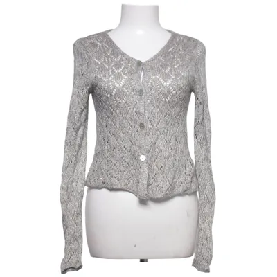 Cardigan (Gris, Vert, Blanc) de K & US Mohair, Soie