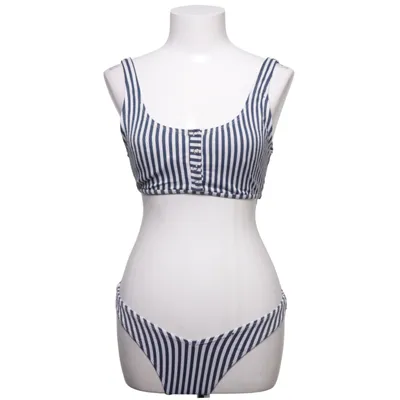 Bikini (Blå, Hvid) fra Body Elastan, Polyamid, Polyester, Polyurethan
