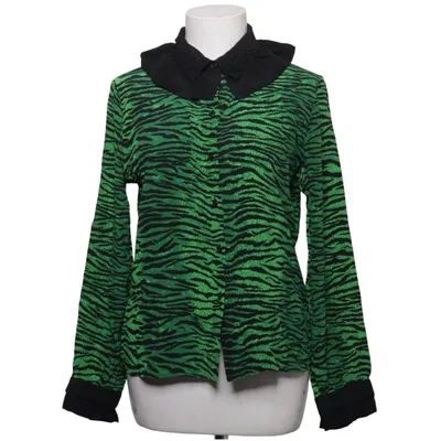 Blouse (Groen, Zwart, Meerkleurig) van Kenzo x H&M Zijde
