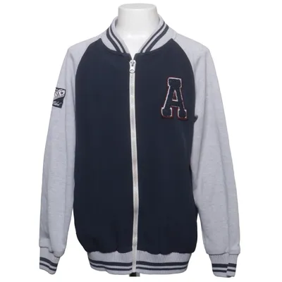 Varsity-jack (Blauw, Grijs) van Rebel Polyester
