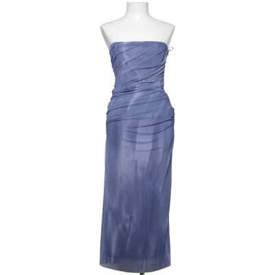 Aftenkjole (Blå) fra Zara Polyester