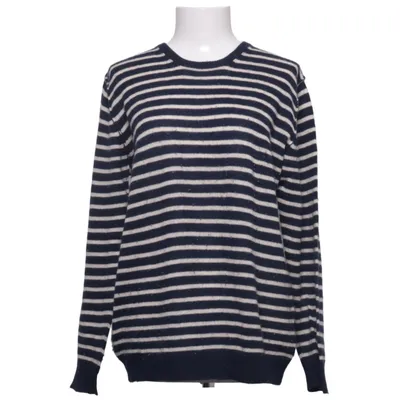 Sweater (Blue, White) from Santosh Cashmere