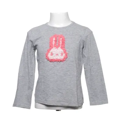 Long sleeve T-shirt (Gray, Pink) from United Colors of Benetton Cotton, Viscose