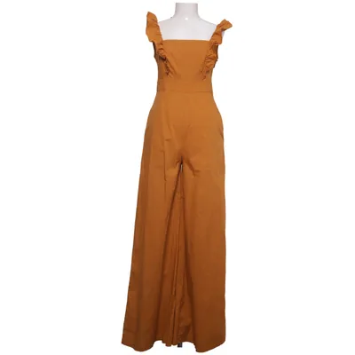 Jumpsuit (Brown) from Trendyol Cotton, Elastane, Polyester