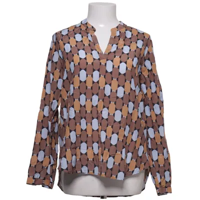 Bluse (Brun, Blå, Flerfarvet) fra Eterna Bomuld, Viscose