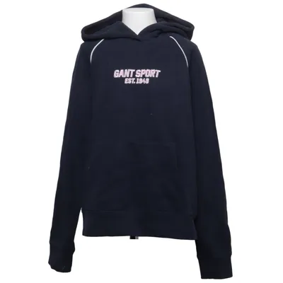 Huvtröja (Blå) från GANT Sport Bomull, Polyester