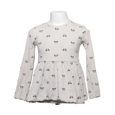 Dress (Beige, Black) from KappAhl Cotton, Elastane