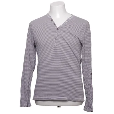 T-shirt manches longues (Gris, Blanc) de Topman Coton