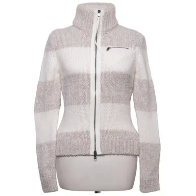 Strickjacke (Beige, Weiß) von Marc Cain Sports Acryl, Alpakawolle, Nylon