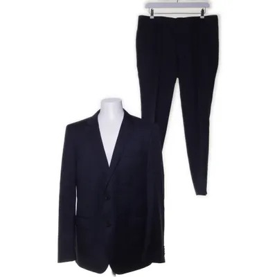 Suit (Blue) from Boss Hugo Boss Wool, Acetate, Viscose