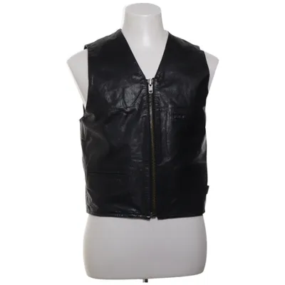 Läderväst (Svart, Flerfärgad) från Crocker Skinn, Viskos