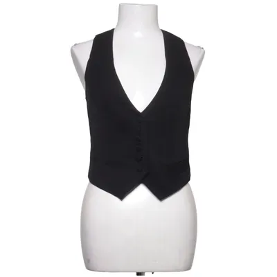 Jakkesætsvest (Sort) fra Gina Elastan, Polyester, Viscose