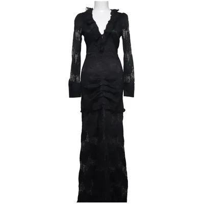 Evening gown (Black) from Alexis Elastane, Polyamide, Polyester