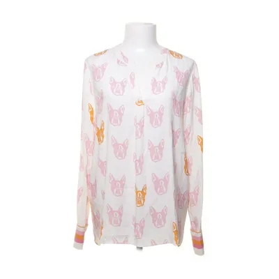 Blouse (Wit, Meerkleurig) van Herzen´s Angelegenheit Elastaan, Zijde