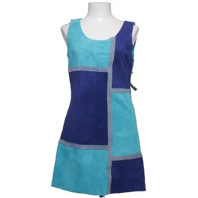 Leather dress (Blue, Turquoise, Gray) from Jofama Leather