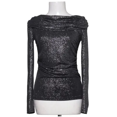 Topp (Svart, Silverfärgad) från Kivi Elastan, Polyester