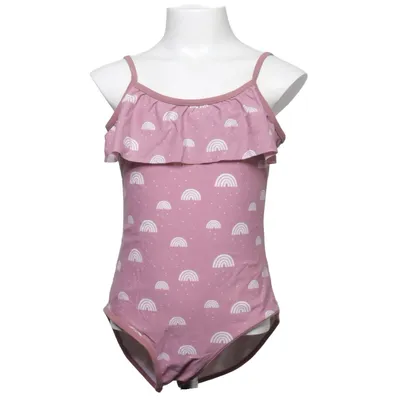 Badedragt (Pink, Hvid) fra Pusblu Elastan, Polyamid, Polyester