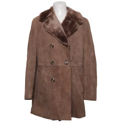 Veste en peau de mouton retournée (Marron) de Striwa