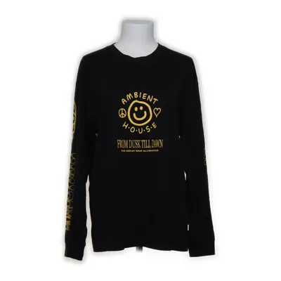 Långärmad t-shirt (Svart, Gul) från Vailent Bomull