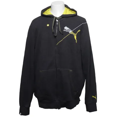 Hoodie (Gray) from Puma Cotton, Elastane, Polyester