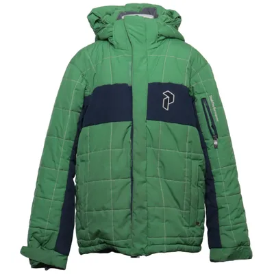 Vinterjacka (Grön, Blå) från Peak Performance Junior Polyuretan, Återvunnen polyester