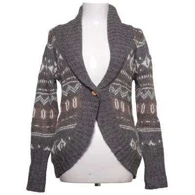 Cardigan (Gray, White) from Vero Moda Jeans Acrylic, Alpaca wool