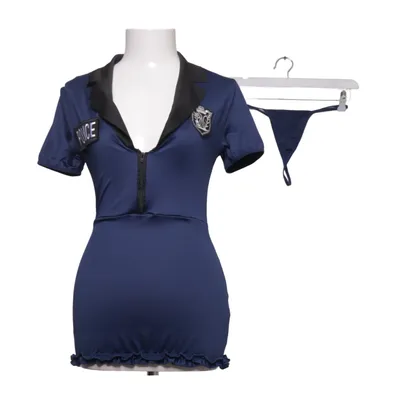 Fancy dress (Blue, Black) Elastane, Polyester