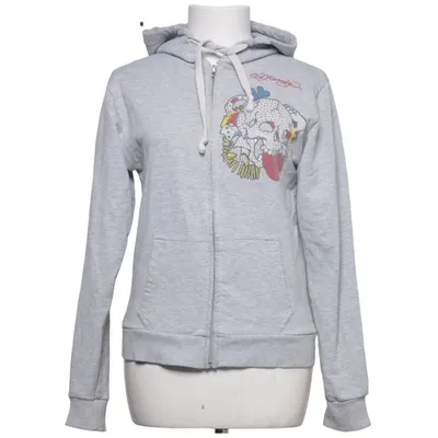 Huvtröja (Grå) från Ed Hardy Bomull, Elastan
