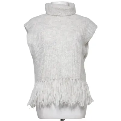 Slipover (Grå) fra Second Female Elastan, Mohair, Polyamid, Uld