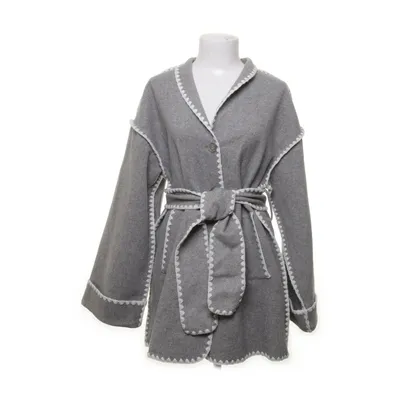 Cardigan (Grijs) van Neo Noir Polyester, Wol