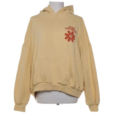 Huvtröja (Gul) från Pull & Bear Bomull, Polyester