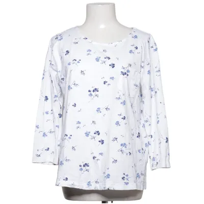 Blus (Vit, Blå, Flerfärgad) från Flash Woman Ekologisk bomull